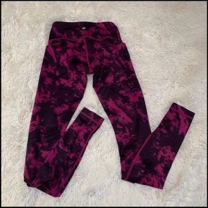 Purple + Black Lululemon Leggings
